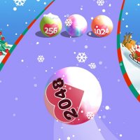 Xmas Merge 2048 Ball Puzzle Game