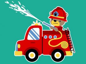 Animal Firetrucks Match 3 Online Puzzle Game - Puzzle Game