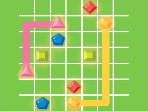 Connect The Gems Online Puzzle Game - Match Pairs Puzzle