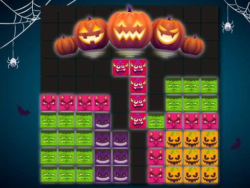 Blocks Puzzle Halloween Online Puzzle Game