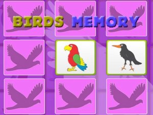 Kids Memory Game - Birds Online Puzzle Memory Game