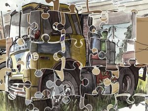 Junk Trucks Jigsaw Puzzle