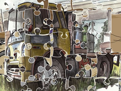 Carton Truck Jigsaw Puzzle