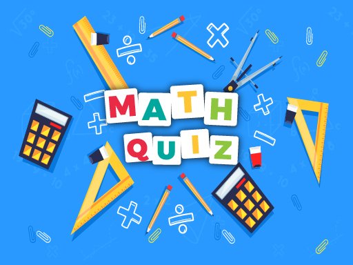 Math Quiz Game Online Puzzle Game