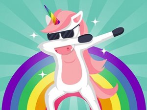 Dab Unicorn Puzzle Online Puzzle Game
