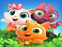 Match 3 Space Tropicats Online Puzzle Game