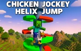 Chicken Jockey Helix Jump - Arcade Game