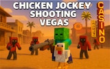 Chicken Jockey Shooting Vegas - Pixel Action Precision Fighter