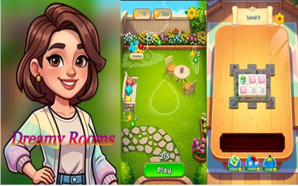 Dreamy Rooms: Tile Match & Home Design Puzzle Game