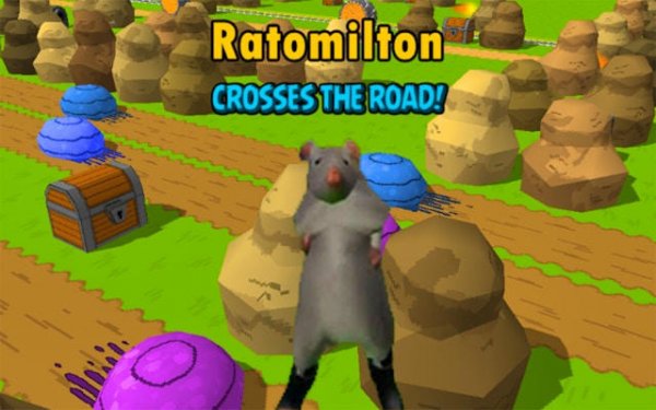 Ratomilton Crosses The Road - Online Arcade Adventure Game