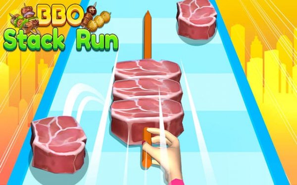 BBQ Stack Run: Food Parkour Game