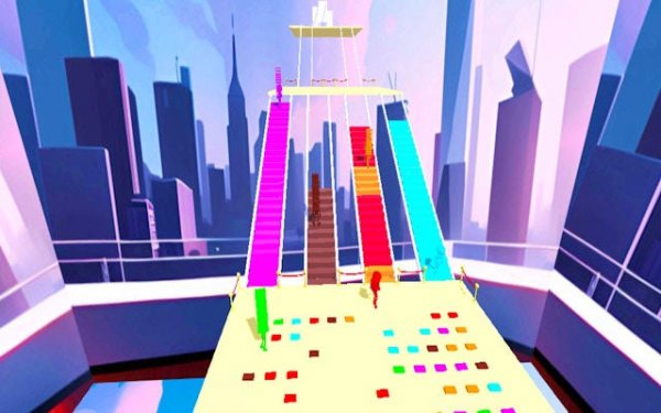 Crazy Bridge Rush: Build Stash and Run - Online Bridge Builder Racing Game