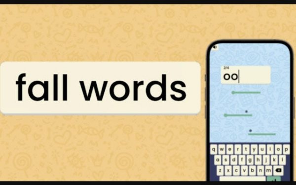 Fall Words: Physics Typing Puzzle Online Game - Word Puzzle Game