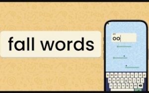 Word Fall Physics Puzzle