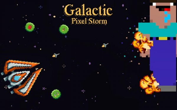 Galactic Pixel Storm - Space Precision Fighter Online Game