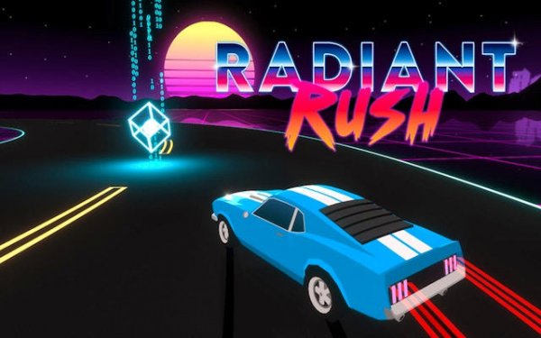 Radiant Rush: Synthwave Drifting Game Online