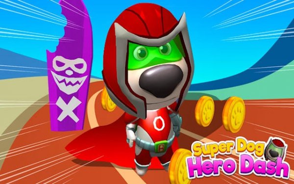 Super Dog Hero Dash - Endless Runner Game