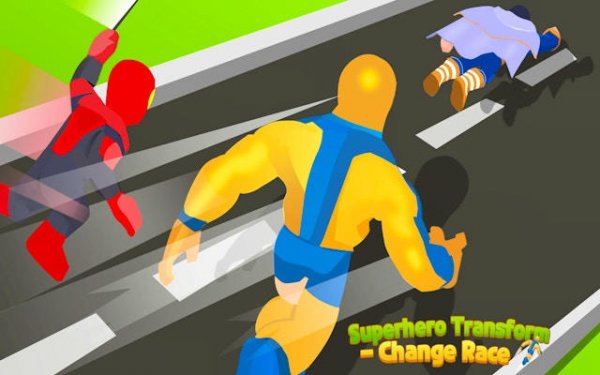 Superhero Transform Change Race: Action Runner Online Game