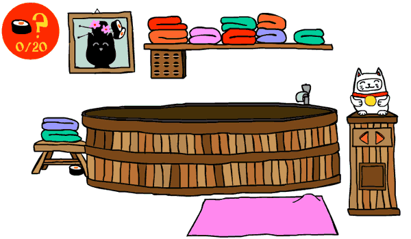 Cat in Japan Puzzle Game