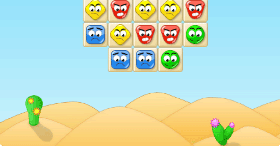 Desert Faces Matching Puzzle Game